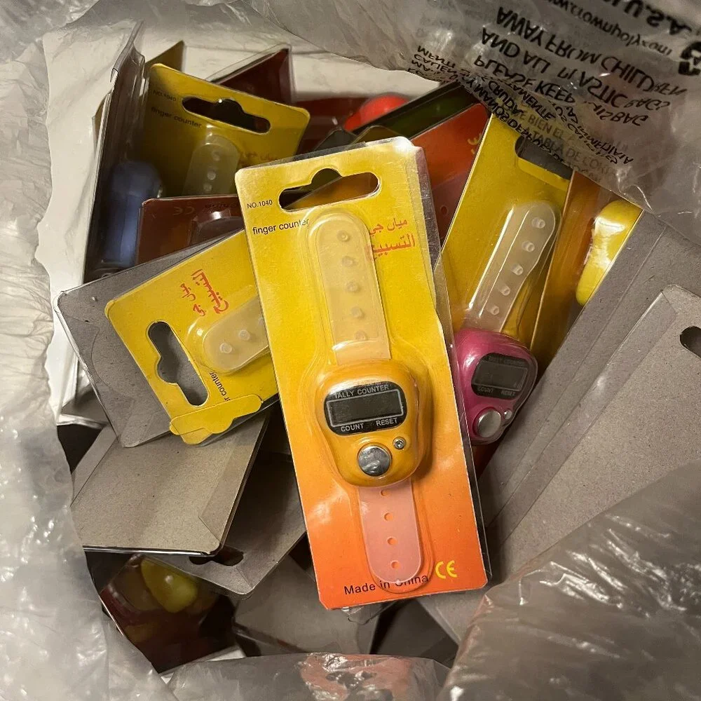 Bag of Finger Tally Counter Rings
